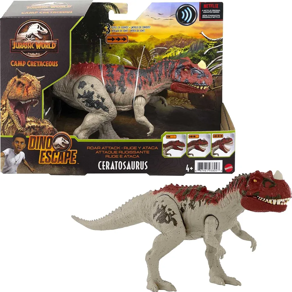 Jurassic World Camp Cretaceous Roar Attack Allosaurus