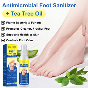 Tea Tree Oil Foot Spray Foot Sanitizer Antimicrobial for Feet Shoes Socks Keep Feet & Shoe Fresh Natural TeaTree Oil Spray Fights Against Fungus & Bacteria Controls Foot Odour