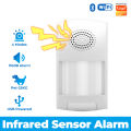 Tuya Wifi Intelligent PIR Motion Sensor Anti Thief Alarm, Timing, Anti pet interference, Voice Alarm, Burglar System Detector for Home, Corridor, Office, Bank. 