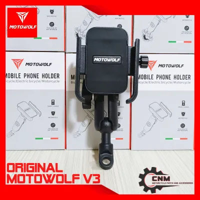 Motowolf phone holder v3 original 360 degrees rotation made of high quality aluminum alloy motowolf cp holder v3 COD