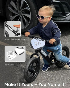 Pedal-Free Balance Bike for Kids Childrens Bicycle No Need To Inflate Suitable for Toddler Training for Kids Age 2-6 Years Old