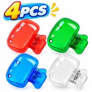 5PCS Toothbrush Protective Cover Portable Travel Toothbrush Case Dustproof Ventilated Brush Head Protector Plastic Clip Holder Universal Toothbrush Cap for Home Bathroom Travel