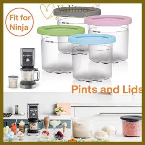 [Valitoo] ถ้วยไอศกรีมใช้ซ้ำได้ถ้วยไอศกรีมสำหรับทำไอศครีมนินจาครีมใช้ซ้ำได้