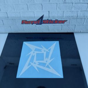 stiker sticker LOGO METALLICA