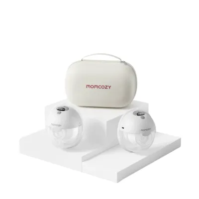 MOMCOZY M5 Wearable Breast Pump | Breastfeeding