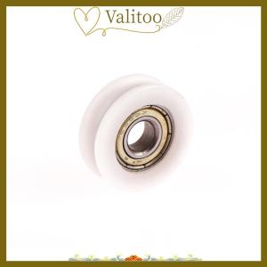 [Valitoo] Moving Door And Window Slide Wheel 626 Bearing Pulley 6x22x7MM Planar Wheel U-shaped Groove Nylon Pad Injection Material
