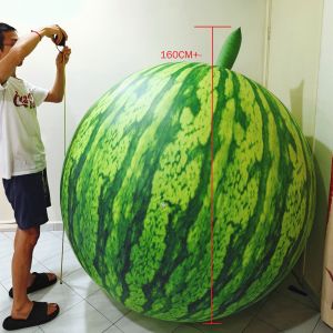 GEC Simulation Fruit Big Watermelon Decoration Artificial Watermelon Fake Watermelon Pump Air Watermelon Tembikai Simulasi