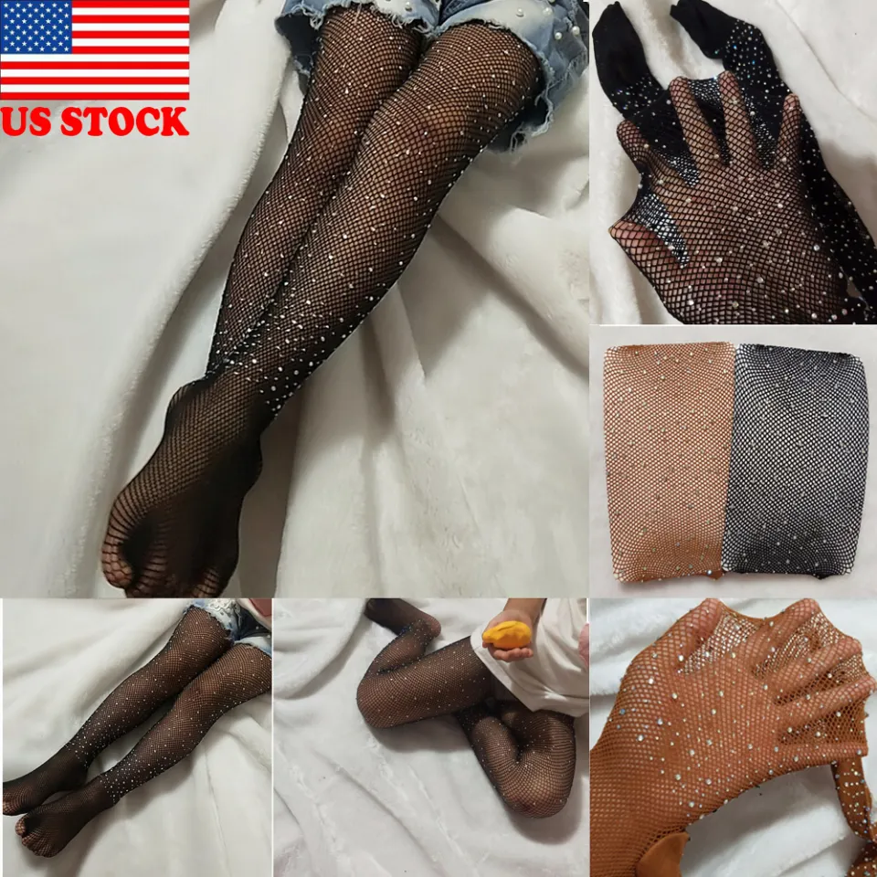 New Hot Sale Fashion Girls Rhinestone Mesh Fishnet Net Pattern Pantyhose  Tights Stockings for Children kids baby girl Summe