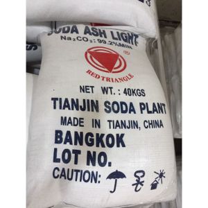โซดาแอชไลน์ โซเดียมคาร์บอเนต Soda Ash Light 99.2% ขนาด 40 กก.