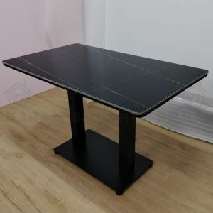 Belilah Glossy Sintered Stone Dining Table/Meja makan kafe/Meja Kopi/Restaurant Cafe Table餐桌
