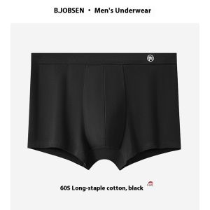 Laz Johnson Quần lót nam quần lót nam đàn ông cỡ lớn kháng khuẩn thoáng khí cỡ cỡ đồ lót nam Đồ lót nam vải cotton nguyên chất cỡ 60S