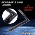Penggaris siku Pasekon Jumbo Besar L panjang 42cmx60cm Penggaris Siku Tukang Full Besi. 