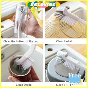 Beloving Flash Sale Làm Sạch Bàn Chải Hẹp Dài Xử Lý Bể Cá Sữa Chai Nắp Ống Thủy Tinh Sạch Bàn Chải
