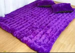 Kasur Bulu Halus Lembut Tebal Murah Lantai Gender Rasfur 2 Bantal Ukuran 170x130/180x140/150x100