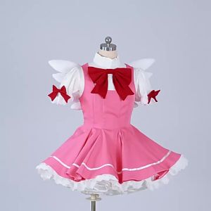 In-stock Cardcaptor Sakura cos Sakuras red and white battle uniform cosplay Anime clothing cospaly Performance wear