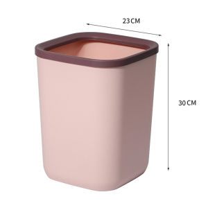 ZENi Minimalist Waste Bin | 12 Litre Dustbin With Free Plastic Garbage Bags For Contemporary Home and Office