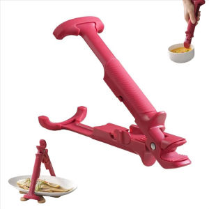 2-in-1 Heat-Resistant Silicone Bowl & Plate Claw Gripper for Baking/Oven/Steam Double-head Universal Anti-scalding Clip 防烫夹