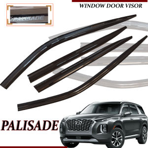 Hyundai Palisade 2020 - 2024Window Rain Door VisorOEM Door Visor /Rain Guard /Window Rain Gutter Made In korea