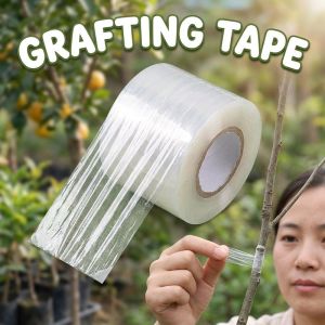 Grafting Tape Plant Budding Wrap Self Adhesive Matibay Fungus Resistant Gas Permeable For Fruit Trees Avocado Citrus Seedlings Tomato Vines Nursery Plants