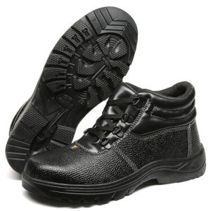 Falimottype)Size 37-46 Mens Fashion School Student Martin Boots Thick Soled Short Boots Anti Smash Steel Head Safety Shoes