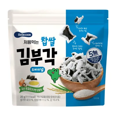 BebeCook My First Seaweed Crisps (Original) 20G