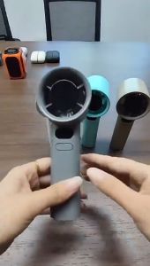 199 Speed Portable Handheld Mini Fan Strong Wind Bladeless Design LED Display Long Battery Life kipas kecik small