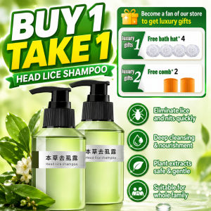 【BUY 1 TAKE2】Lice Terminator Licealiz Shampoo Head Lice Teatment Lice Remover KWELL Shampoo