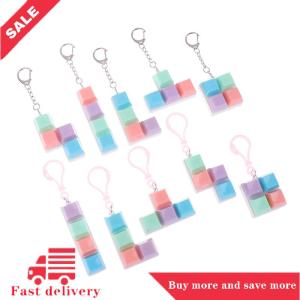[COD] Finger Keyboard Fidget Toys DIY Sensory Fidget Keyring Mechanical Keyboard Toys For Kids Adults