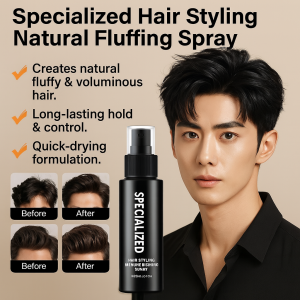 Natural refreshing oil control hairstyle matte fluffy styling spray