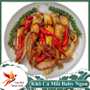 Khô Cá Mối NHÍ CÀ MAU- VỰA KHÔ MINH TIẾT - KHÔ CÁ MỐI  sạch làm Cá Món chiên riêm nướng đều ngon