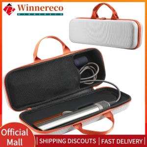 【winnereco】 Hard Carring Case Shockproof Portable Travel Storage Bag Waterproof Anti-scratch with Mesh Bag for Corrale HS03 Hair Straightener