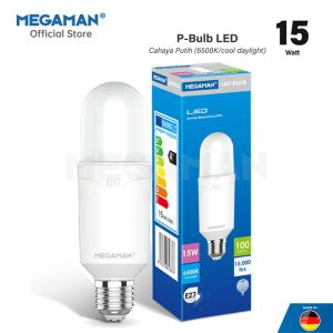 Lampu LED Bohlam Megaman P Bulb YTP38Z2 YTP45Z2 YTP52Z1 Cahaya Putih 9W 12W 15W
