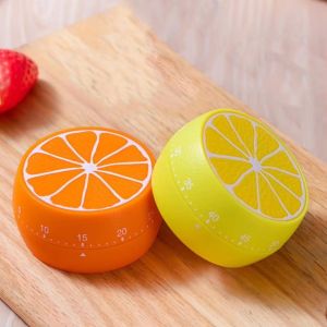 MILDGLOW Fruit Shaped Mechanical Timer Mechanical Countdown Electronic Alarm Kitchen Timer Kiwi Fruit Manual Operation Countdown Timer