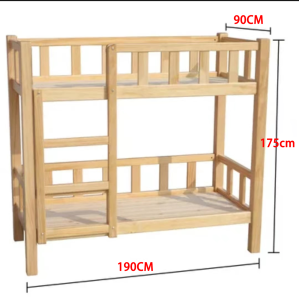 Solid Wooden Bunk Beds Adult Bunk Beds Bunk Wooden Beds Student Apartment Beds Staff Beds