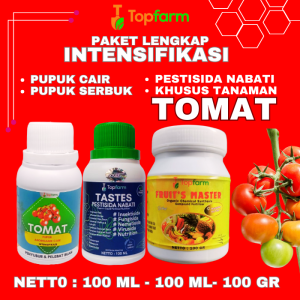 Pupuk Topfarm / Pupuk Paket Lengkap Buah Tomat / Pupuk Khusus Tomat / Pupuk Booster Buah Tomat Lengkap / Pupuk Tomat Terbaik / Pupuk Pembesar dan Pelebat Buah Tomat