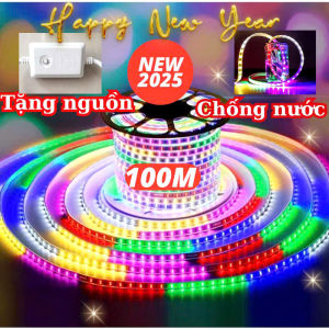 100M Dây Led Nháy Đuổi CHIP 2835 Dây led trang trí dây led trang trí ngoài trời Tặng kèm nguồn