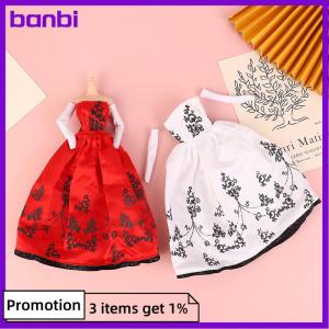 banbi ชุดตุ๊กตาเจ้าหญิงชุดเดรสสำหรับงานเลี้ยงชุดเดรสผ้าโปร่งปักลายสำหรับตุ๊กตาขนาด11นิ้ว