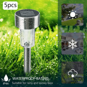 5/10pcs LED Outdoor Garden Light Solar Powered Landscape Yard Lawn Path Lamp Waterproof tube lights solar light