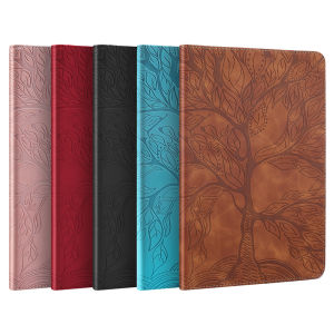 Casing Realme Pad Mini Case 8.7 inch 4G LTE 2022 Case For OPPO RealmePad Mini RMP2105 Tablet Exquisite 3D Tree Style PU Leather Wallet Stand Flip Cover