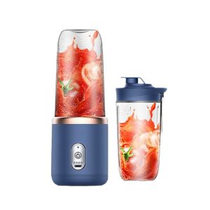 [HÀNG XỊN-2 CỐI THAY THẾ] MÁY XAY SINH TỐ MINI CẦM TAY MÁY XAY SINH TỐ 6 LƯỠI JUICING CUP 300ML - MÁY XAY THỰC PHẨM CHẠY PIN SẠC USB