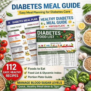 Diabetic Healthy Diet Recipe Set Diabetic Cookbook and Meal Plan Blood Sugar Control Home Cooking Ideas 糖尿病菜谱