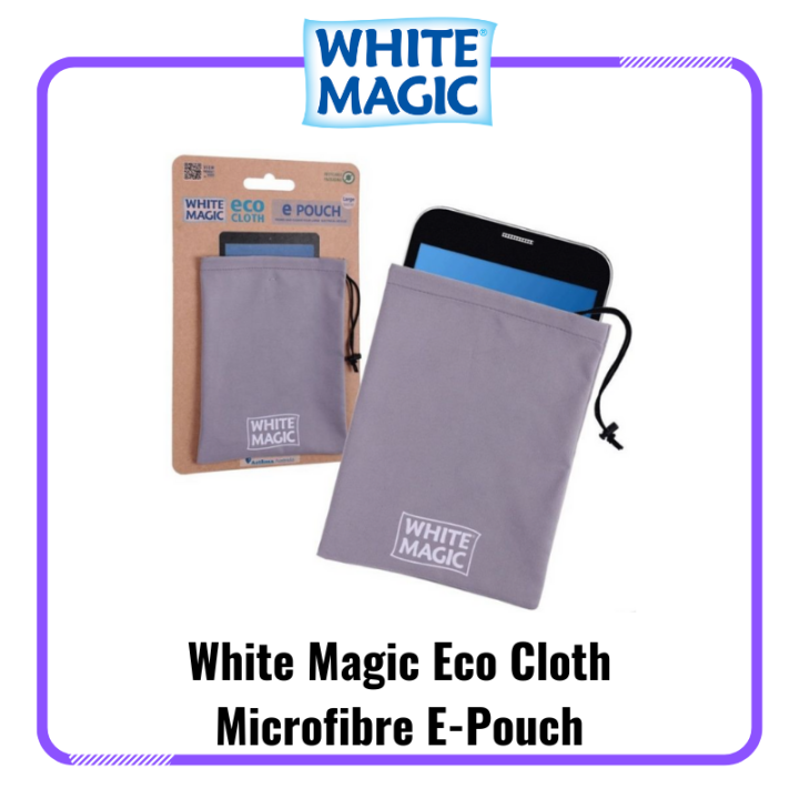 White Magic Eco Cloth Microfibre Eco Pouch (Large) | Protect your ...