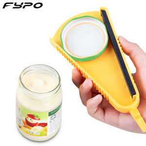 Fypo V-Shape Can Opener Multi-function Jar Opener Non-slip Bottle Opener Creative Beer Lids Opener Kitchen Save Efforts Tools Kitchen Accessories