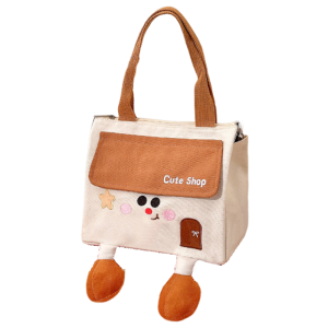 TIASTY Cute House Lunch Box Bag Small Portable Insulated Tote Bag Multifunctional Thickened Picnic Travel Storage Bags Camping
