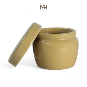 Hũ gốm có nắp đựng thực phẩm Made4Home size nhỏ 1L