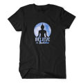 Kaos Distro Premium BELIEVE IN BUDDHA - Baju Rohani Agama Buddhism Unisex Dewasa. 