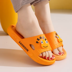 [Free Shipping] Summer non-slip slippers for women thick-soled 2025 new home style high-heeled fashionable soft-soled cartoon design
