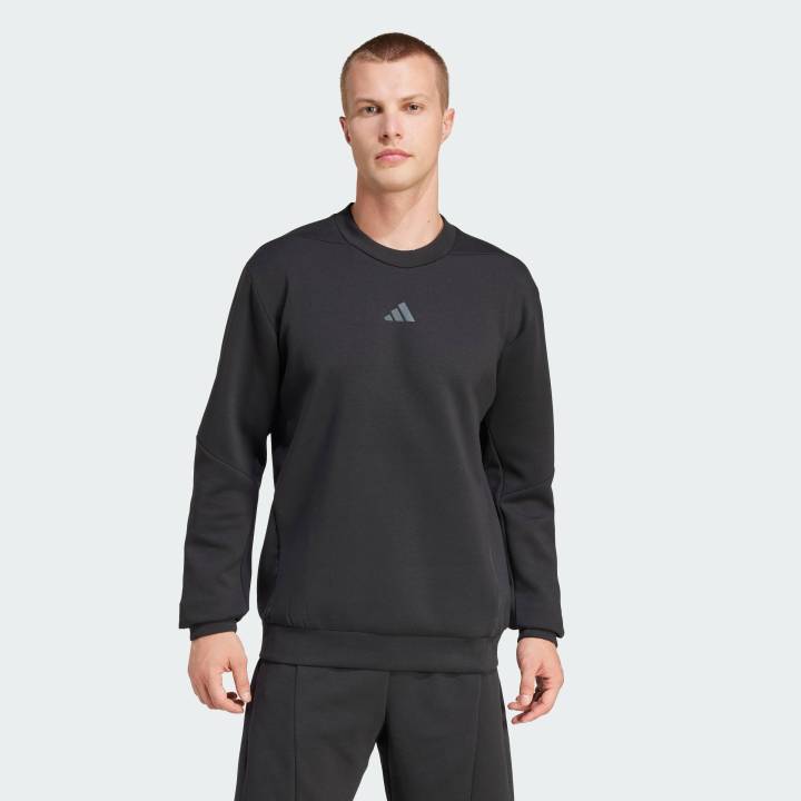 adidas Training Designed for Training Crew Sweatshirt Men Black