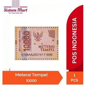 Authentic Materai 10000 POS INDONESIA (SG)