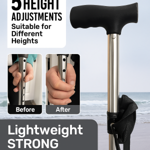 Multi-functional Foldable Walking Stick Elderly Walker Walking Stick Stainless Steel Selection